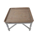ZUN 33x33x19" Square Alcott coffee Table, French Countory Tray Table W2078125602