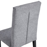 ZUN Linen Tufted Dining Room Chairs Set of 4, Accent Diner Chairs Upholstered Fabric Side Stylish WF312273AAG