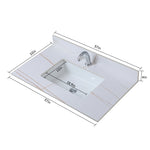 ZUN Montary 37inch bathroom vanity top stone white gold new style tops with rectangle undermount ceramic W509128654