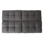 ZUN Convertible Memory Foam Futon Couch Bed, Modern Folding Sleeper Sofa-SF267FADGY W125352365