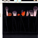 ZUN Fashion Simple Jewelry Storage Mirror Cabinet With LED Lights,For Living Room Or Bedroom W40718048