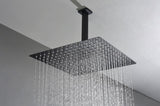 ZUN High Pressure Rain Shower Head, Ultra-Thin Showerhead 304 Stainless Steel Waterfall Shower with W928123461