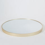 ZUN 24" Wall Circle Mirror Bathroom, Matte Gold Round Mirror Wall, 24 inch Hanging Round Mirror 01157827