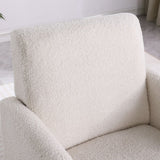 ZUN Reading Armchair Living Room Comfy Accent Chairs, Bedroom Chairs for Office Bedroom with Arm Rest, W1420103694