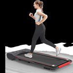 ZUN Under Desk Walking Pad Treadmill Foldable with Handlebar Remote Controll, 300 LB Capacity W136255629