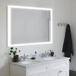 ZUN 40x32 Inch LED Bathroom Mirror, Bathroom Vanity Mirror with Lights, Backlit and Front Lighted Mirror W156267467