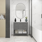 ZUN Bathroom Vanity With Soft Close Drawers and Gel Basin,36x18 W99951337