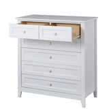 ZUN Solid Wood spray-painted drawer dresser bar,buffetware cabinet lockers buffet server console W679103302