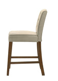 ZUN Darby Tan Fabric Counter Height Chair B061128581