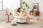 ZUN Power Recliner Swivel Glider USB Charger With Bluetooth Music Player Different Function Sleep W1752106962