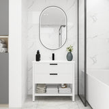 ZUN 36 Inch Bathroom Vanity Plywood With 2 Drawers,36x18 W99951421