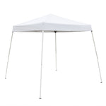 ZUN 2.4 x 2.4m Portable Home Use Waterproof Folding Tent White 51740478
