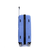 ZUN Hardshell Suitcase Double Spinner Wheels PP Luggage Sets Lightweight Durable Suitcase with TSA W284112579