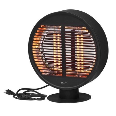 ZUN Electric Patio Heater,Infrared Outdoor Heate with Unique Round Shape,Portable Tabletop Heater, W1889134548