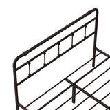 ZUN Queen Size Metal Platform Bed Frame with Victorian Style Wrought Iron-Art Headboard/Footboard W1716132855