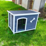 ZUN 40.55" Wooden Folding Dog House,Outdoor Waterproof Dog Cage,Indoor Solid Wood Outside Dog Shelter W773138951