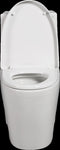 ZUN 1.1/1.6 GPF Dual Flush 1-Piece Elongated Toilet with Soft-Close Seat - Gloss White, Water-Saving, W1573101058
