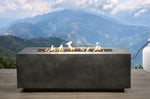ZUN Living Source International Concrete Propane Outdoor Fire Pit Table B120141832