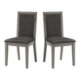 ZUN Dining Chairs Set of 2 Wood Dining Room Chair with MDF + sponge Back, Kitchen Room Chair Side Chair, W876126495