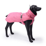 ZUN New Style Dog Winter Jacket with Waterproof Warm Polyester Filling Fabric-（pink ,size 2XL）） 21163141