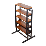 ZUN Conversion Solid wood /shelf Wholesales folding with convert shelf can be used as dining GLT13008-