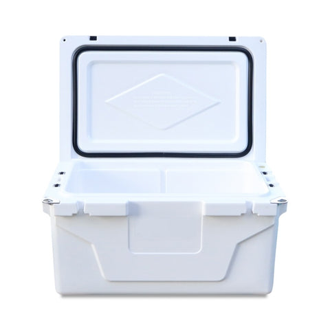 ZUN White outdoor Camping Picnic Fishing portable cooler 65QT Portable Insulated Cooler Box W136458178