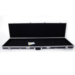 ZUN 135*35*12cm Aluminum New Framed Locking Gun Pistol HandGun Lock Box Hard Storage Carry Case Black 55542450