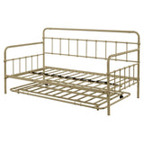 ZUN Metal Frame Daybed with trundle W42752440
