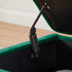 ZUN Dark green Leisure stool W30833876