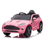 ZUN 12V Dual-drive remote control electric Kid Ride On Car,Battery Powered Kids Ride-on Car pink, 4 W1811110558