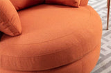 ZUN Modern Akili swivel accent chair barrel chair for hotel living room / Modern leisure chair W39532502