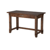 ZUN Bridgevine Home Restoration 48 inch Writing Desk, No Assembly Required, Rustic Walnut Finish B108P163869