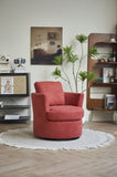 ZUN Swivel Barrel Comfy Round Accent Sofa Chair for Living Room, 360 Degree Swivel Barrel Club W1361123364