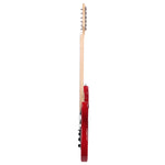 ZUN ST Stylish Electric Guitar with Black Pickguard Red 07478467