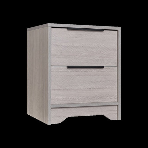ZUN Wooden 2 drawers nightstand W328127505