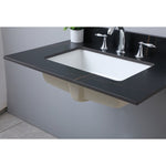 ZUN Montary 31inch sintered stone bathroom vanity top black gold color with undermount ceramic sink and W509128643