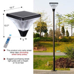 ZUN Solar Street Lamp Cap W1340103856