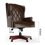 ZUN 330LBS Executive Office Chair, Ergonomic Design High Back Reclining Comfortable Desk Chair - Brown W1550115019