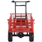 ZUN Wheelbarrow Utility Cart Electric Powered Cart 48V28Ah 500W Capacity 500lbs Material Hauler ET301713RDF