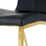 ZUN Modern Dining Chairs with Faux Leather Padded Seat Dining Living Room Chairs Upholstered Chair with W210127299