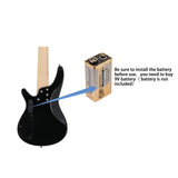 ZUN 44 Inch GIB 6 String H-H Pickup Laurel Wood Fingerboard Electric Bass 16259633