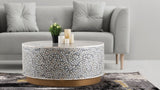 ZUN Luxe Coffee Table Gray B009139438