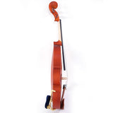 ZUN GV101 4/4 Acoustic Matt Violin Case Bow Rosin Strings Shoulder Rest 42402082