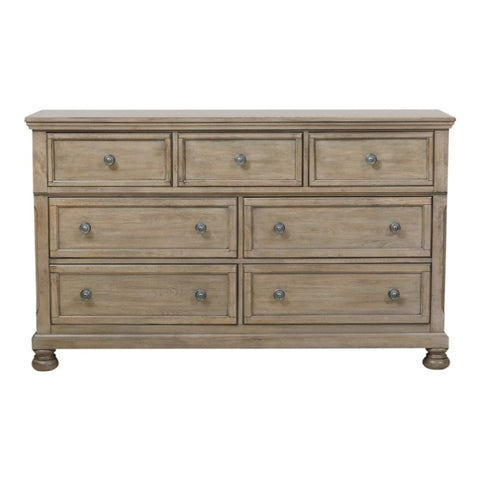 ZUN Classic Bedroom Furniture 1pc Dresser with 7 Drawers and Jewelry Tray Traditional Design Furniture B011P149829