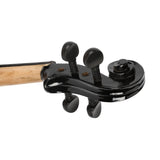 ZUN New 3/4 Acoustic Violin Case Bow Rosin Black 59680382