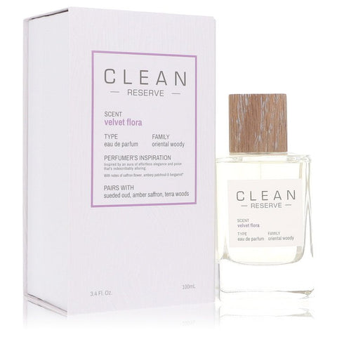 Clean Reserve Velvet Flora by Clean Eau De Parfum Spray 3.4 oz for Women FX-537942