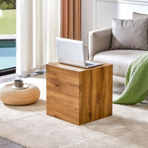 ZUN A modern and practical coffee table made of wood grain density board material. The fusion of W1151131603