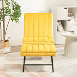 ZUN Yellow Modern Lazy Lounge Chair, Contemporary Single Leisure Upholstered Sofa Chair Set W116470734