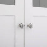 ZUN FCH Double Doors Bathroom Cabinet White 95913699