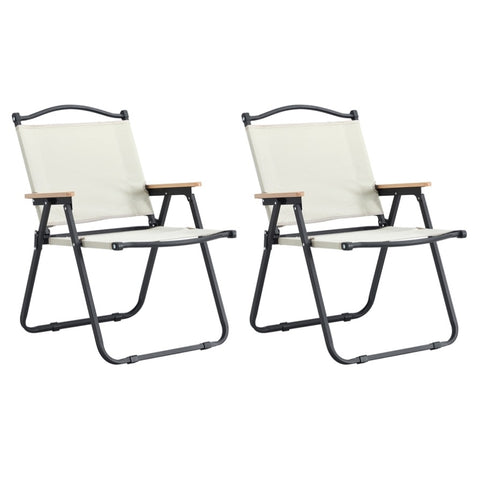 ZUN 2-piece Folding Outdoor Chair for Indoor, Outdoor Camping, Picnics, Beach,Backyard, BBQ, Party, W2181P162736
